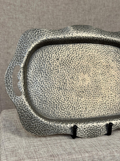 Hammered Pewter Tray, 1950s
