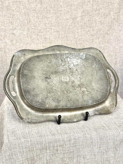 Hammered Pewter Tray, 1950s