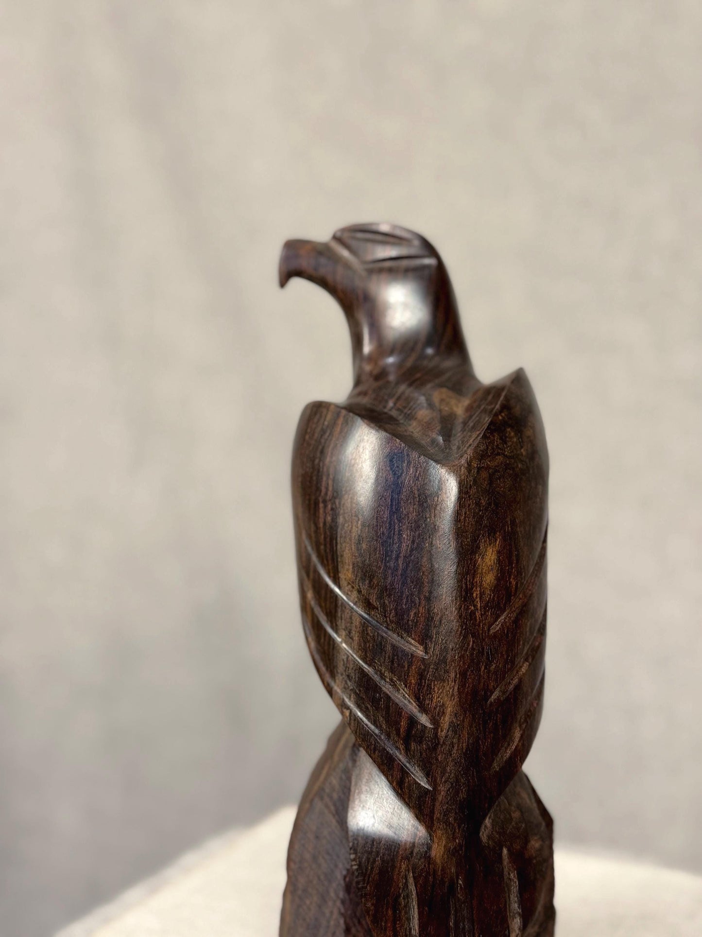 Vintage Ironwood Bird Sculpture | Mid-Century Modern Carved Figurine