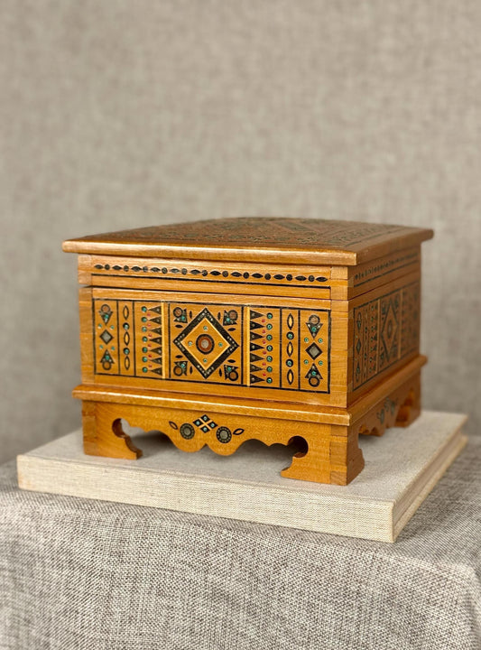Large Ukrainian Folk Art Box