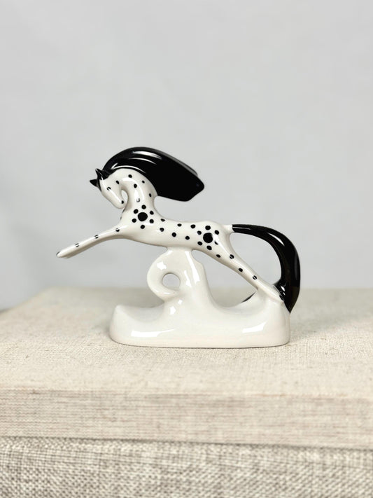 Modernist Porcelain Horse Sculpture