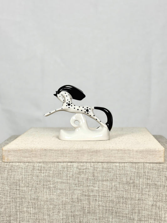 Modernist Porcelain Horse Sculpture