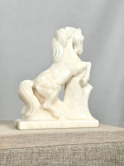 Carved Alabaster Horse