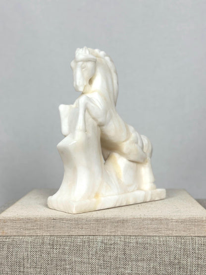 Carved Alabaster Horse