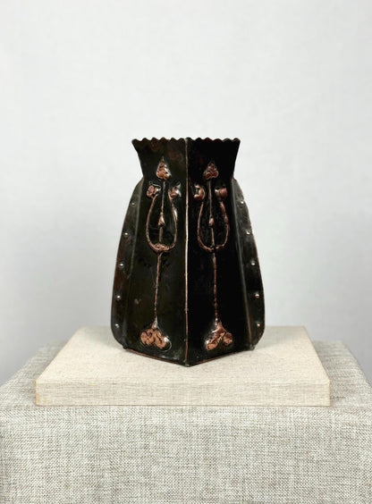 Arts & Crafts Copper Vase