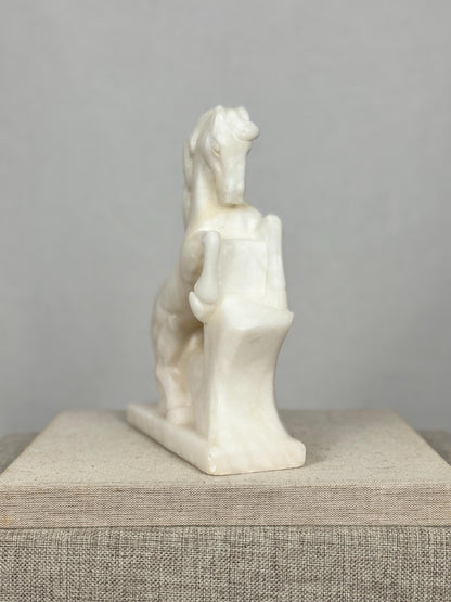 Carved Alabaster Horse