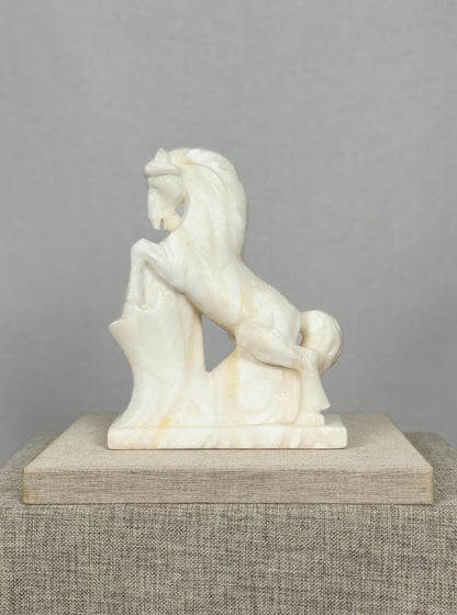 Carved Alabaster Horse