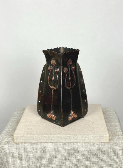 Arts & Crafts Copper Vase