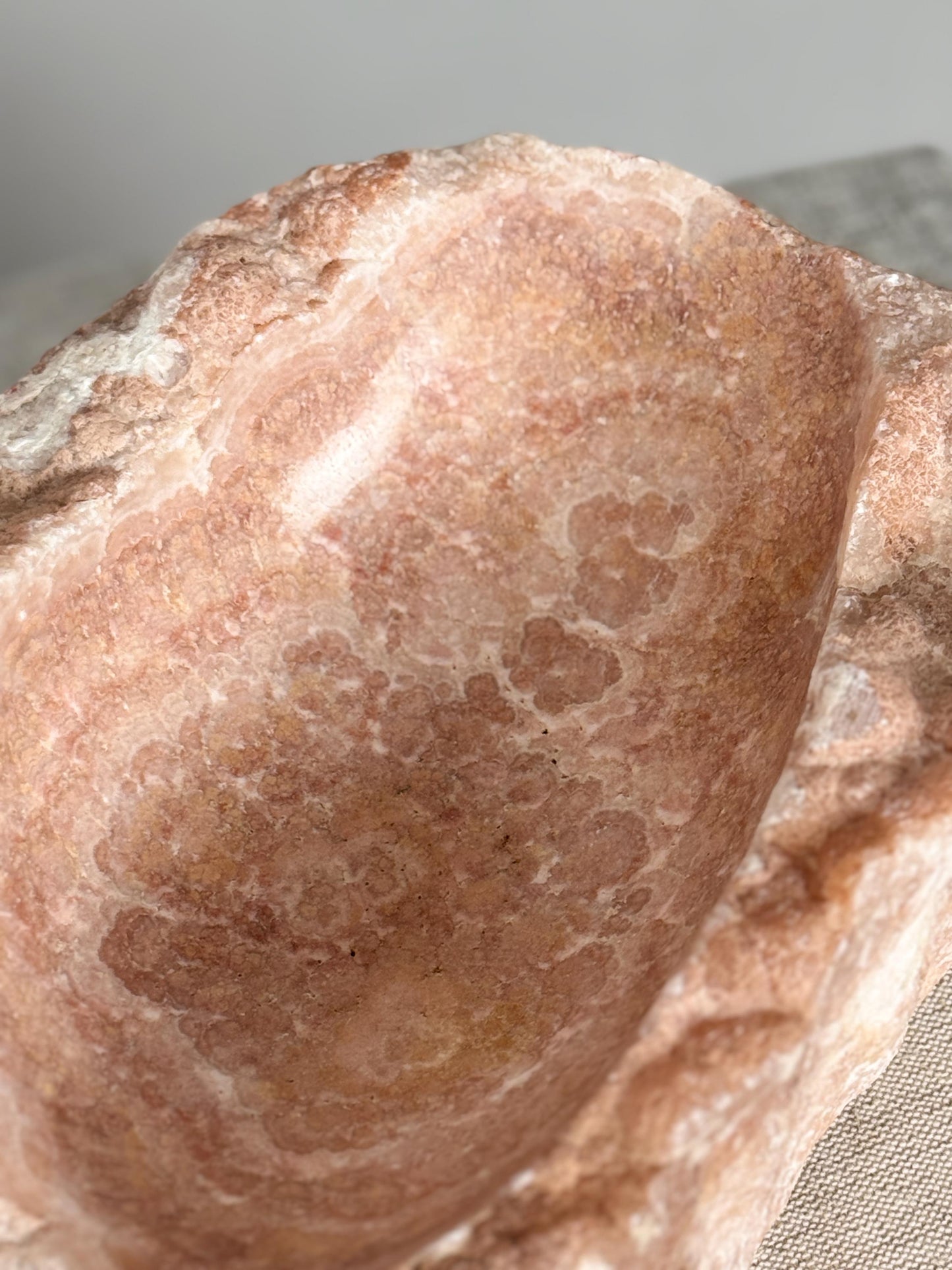 Pink Calcite Onyx Catchall Dish