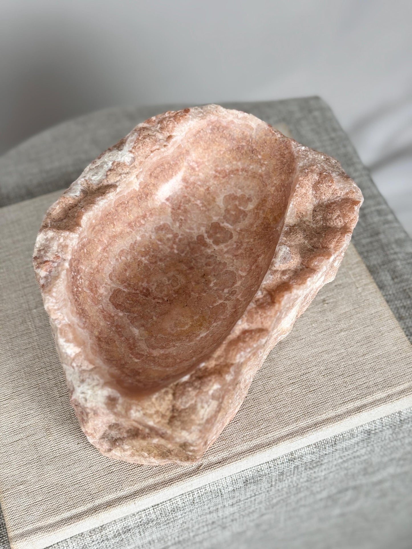Pink Calcite Onyx Catchall Dish