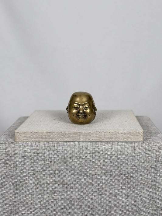 Brass Four Face Buddha Sculpture
