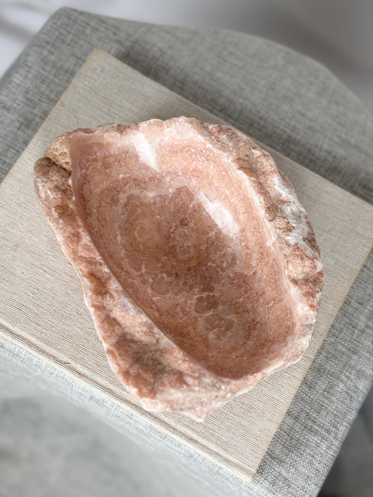 Pink Calcite Onyx Catchall Dish