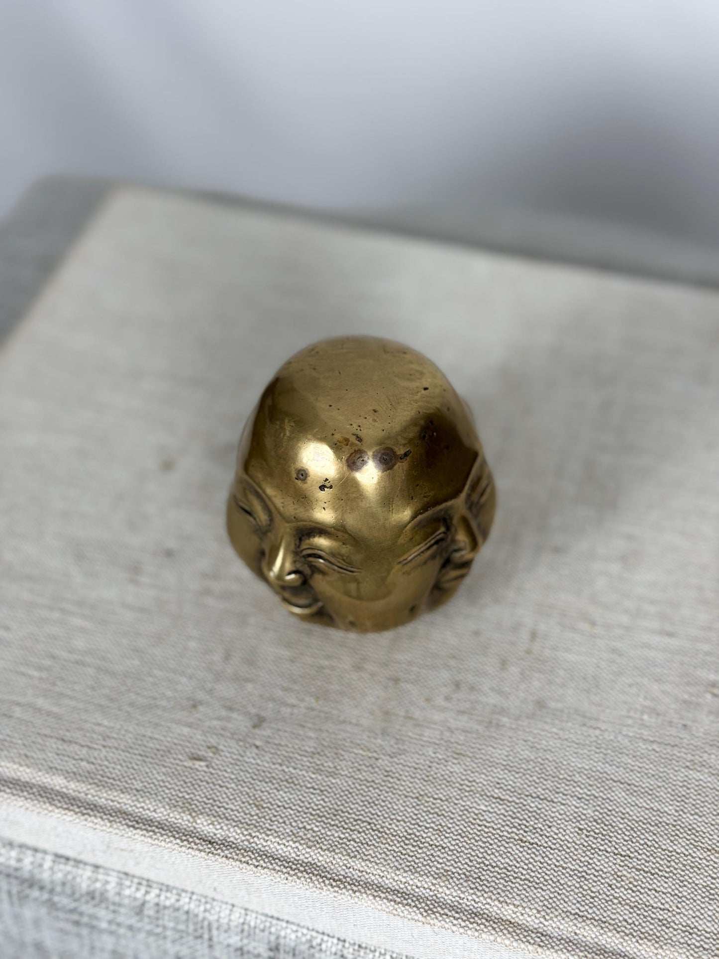 Brass Four Face Buddha Sculpture