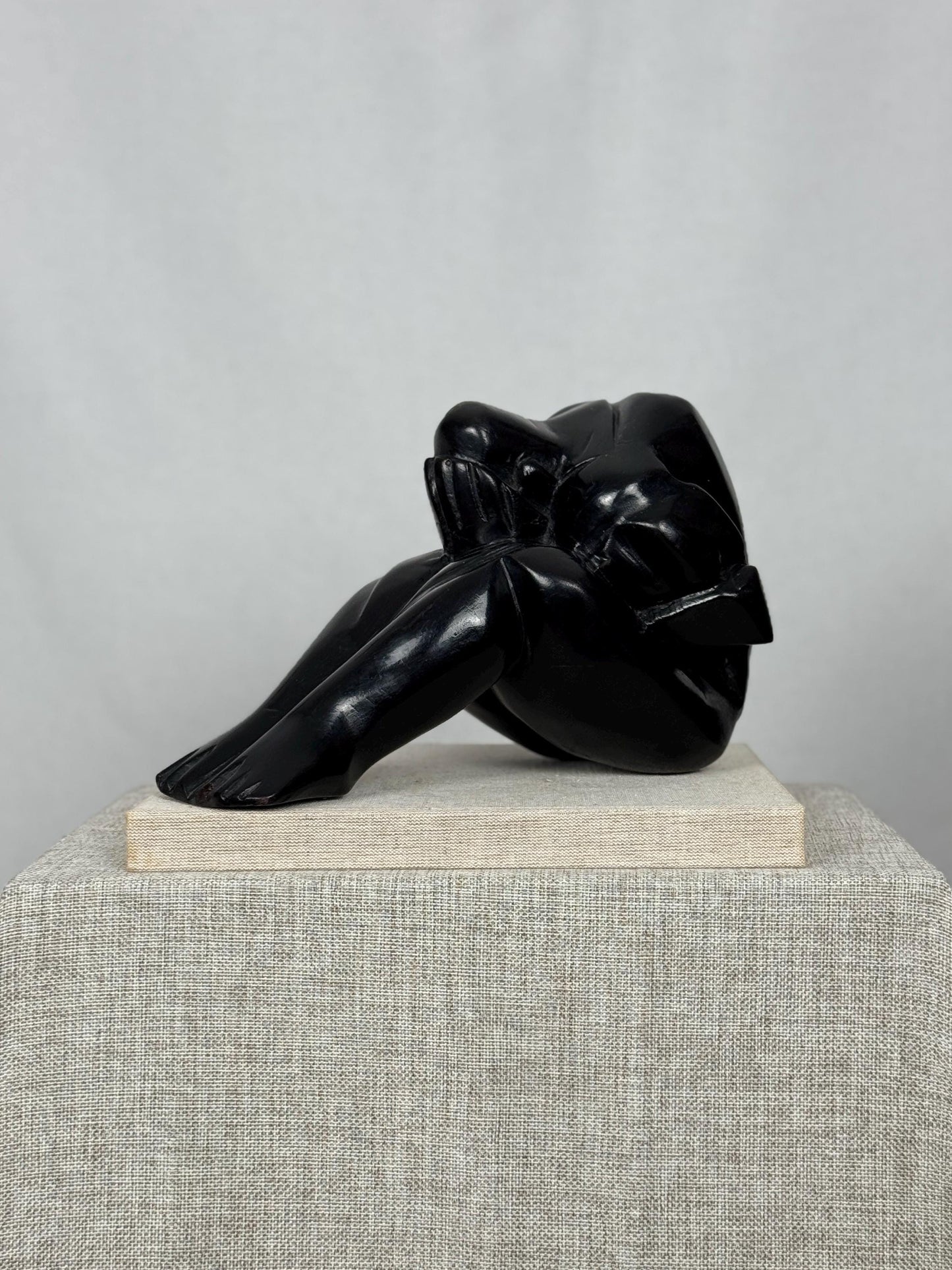 Large Modernist 'The Weeping Man Sculpture