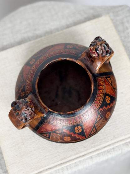 Pre-Columbian Style Pottery Vessel