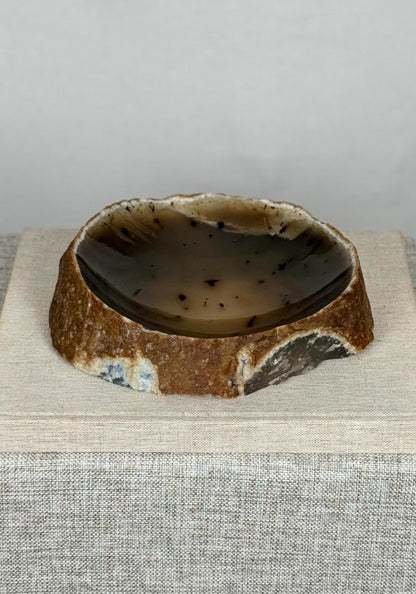 Dendritic Agate Stone Bowl