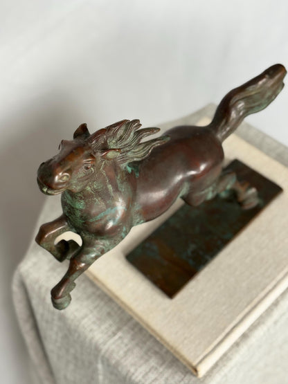 Large Bronze Horse Sculpture