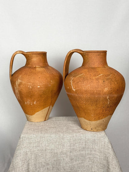 Pair of French Terracotta Vessels