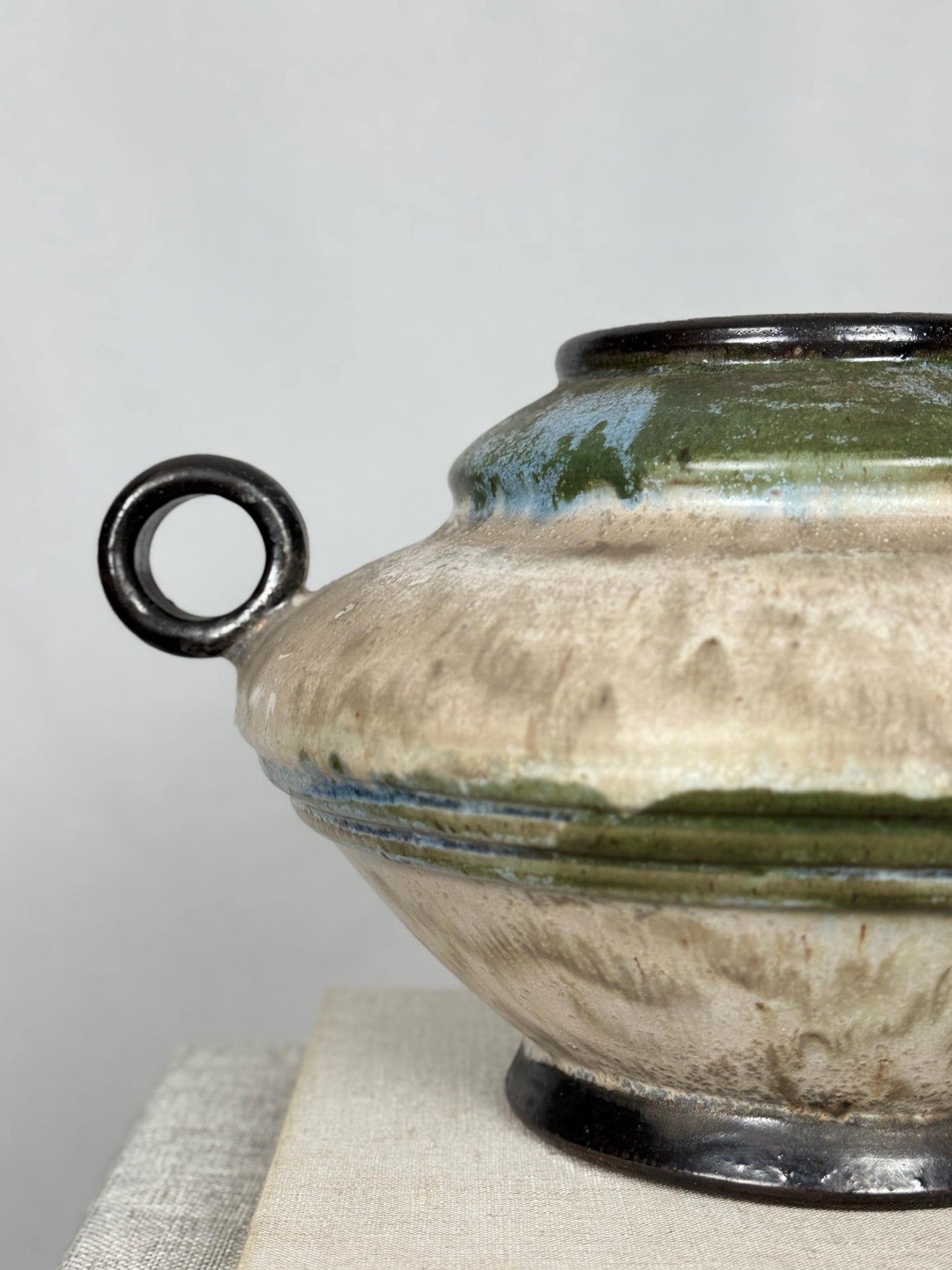 Artist Signed Amphora Vase, Emil Hostaels