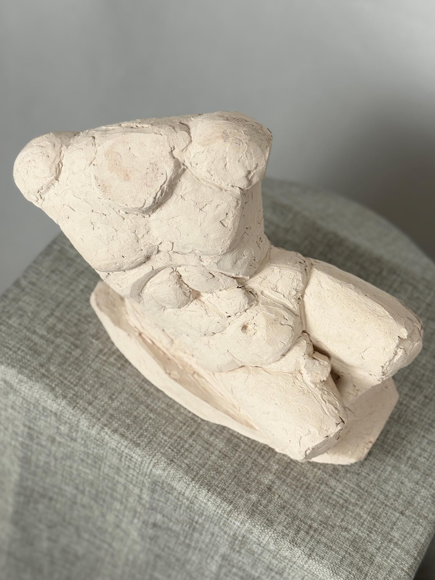 Male Torso Sculpture | Reginald MacDonald Artist Study | Minimalist Body Form | Modernist Figurative Art Object | Sculptural Decor