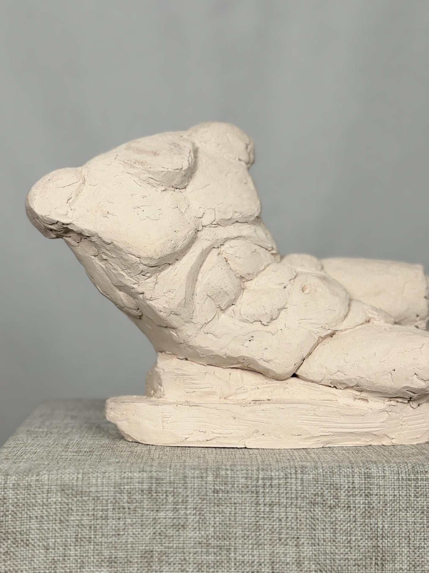 Male Torso Sculpture | Reginald MacDonald Artist Study | Minimalist Body Form | Modernist Figurative Art Object | Sculptural Decor