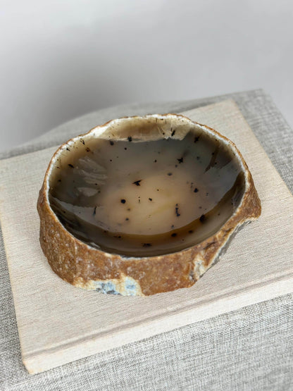 Dendritic Agate Stone Bowl