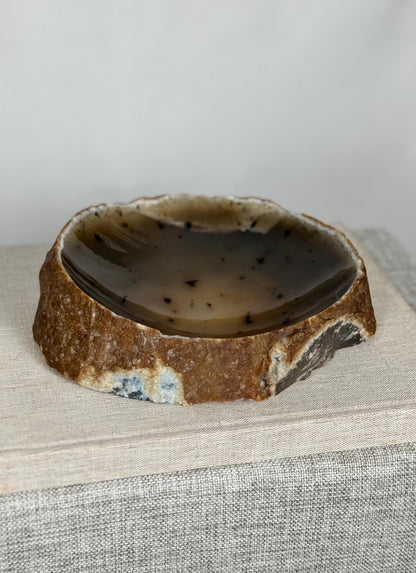 Dendritic Agate Stone Bowl
