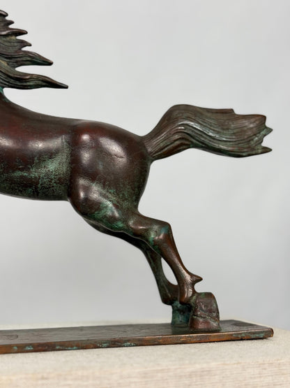 Large Bronze Horse Sculpture