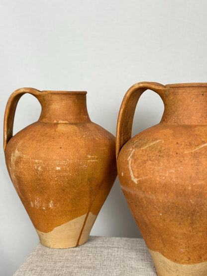 Pair of French Terracotta Vessels