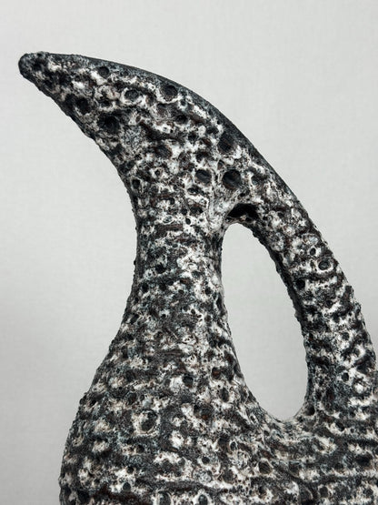 Fat Lava Pitcher Vase by Annette Roux, Vallauris