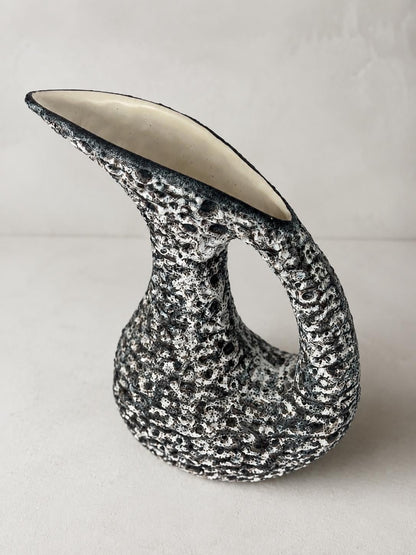 Fat Lava Pitcher Vase by Annette Roux, Vallauris