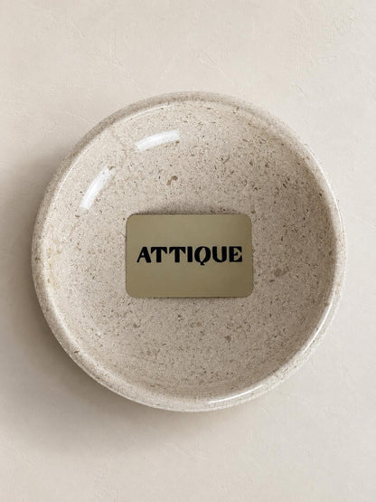 Limestone Pedestal Bowl